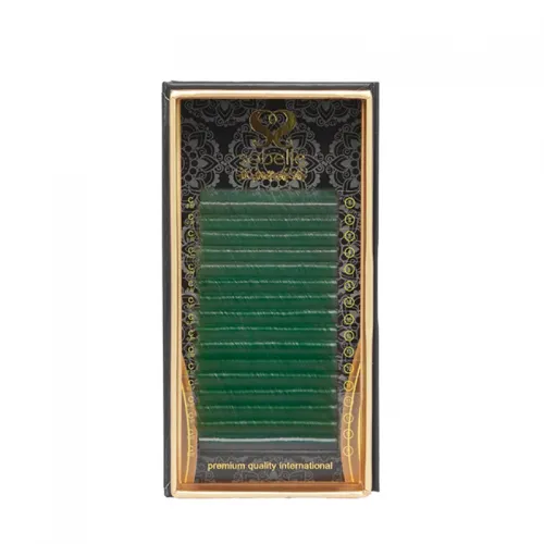 Cílios Volume Russo Mink Lash Colors Verde Sobelle