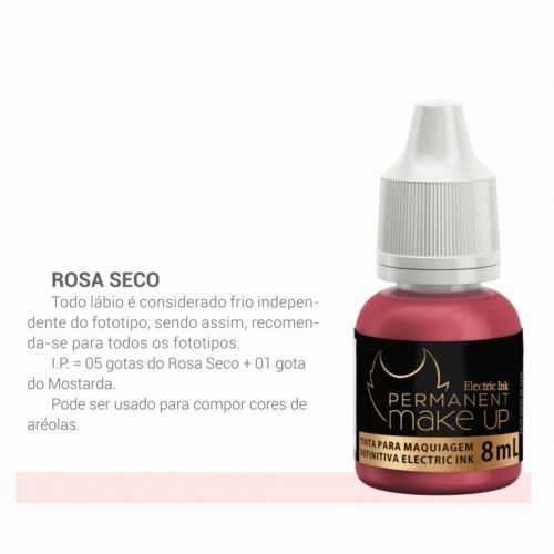 Pigmento Electric Ink Rosa Seco 8ml